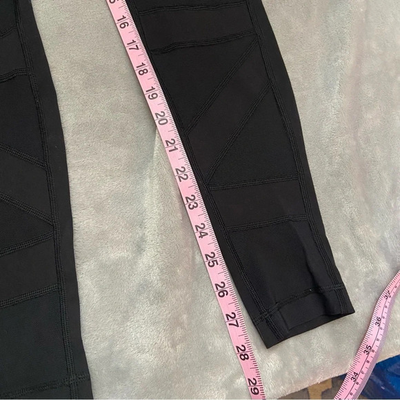 Lululemon Wunder Under Pant (Hi-Rise) *Tech Mesh 28" Black 21376 - Picture 8 of 11